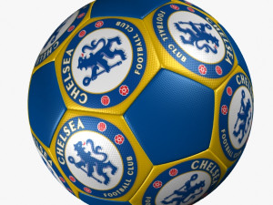 soccer ball chelsea fc 3D Модель