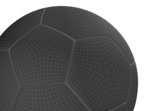 soccer ball manchester city 3D Model