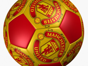 soccer ball manchester united Modelo 3D