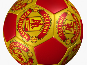 soccer ball manchester united Modelo 3D