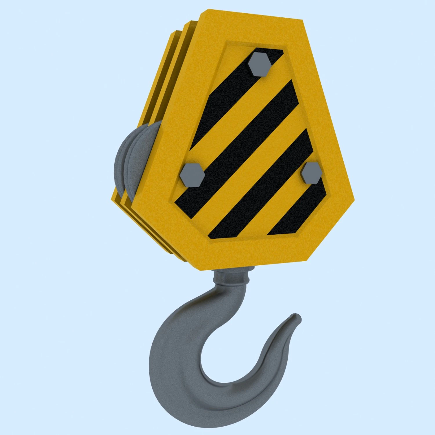 crane hook 3D Model .c4d .max .obj .3ds .fbx .stl .blend 