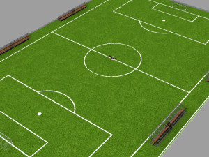 football field 3D Модель
