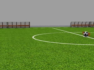 football field 3D-Modell
