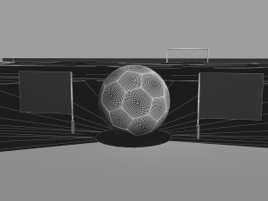 football field 3D-Modell