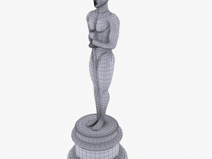 oscar statue 3D-Modell
