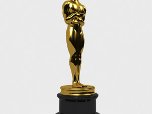 oscar statue 3D-Modell