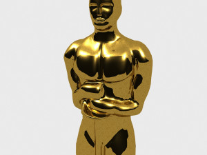 oscar statue 3D-Modell