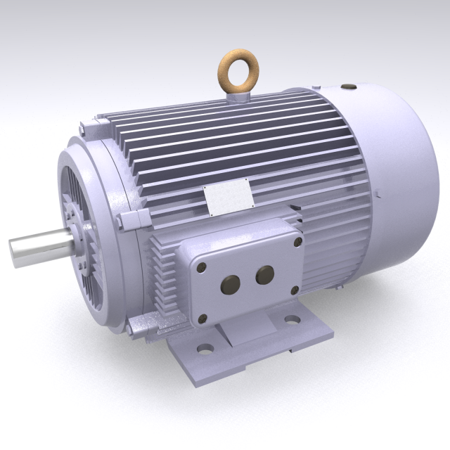 electric motor Modèle 3D .c4d .max .obj .3ds .fbx .stl .blend 