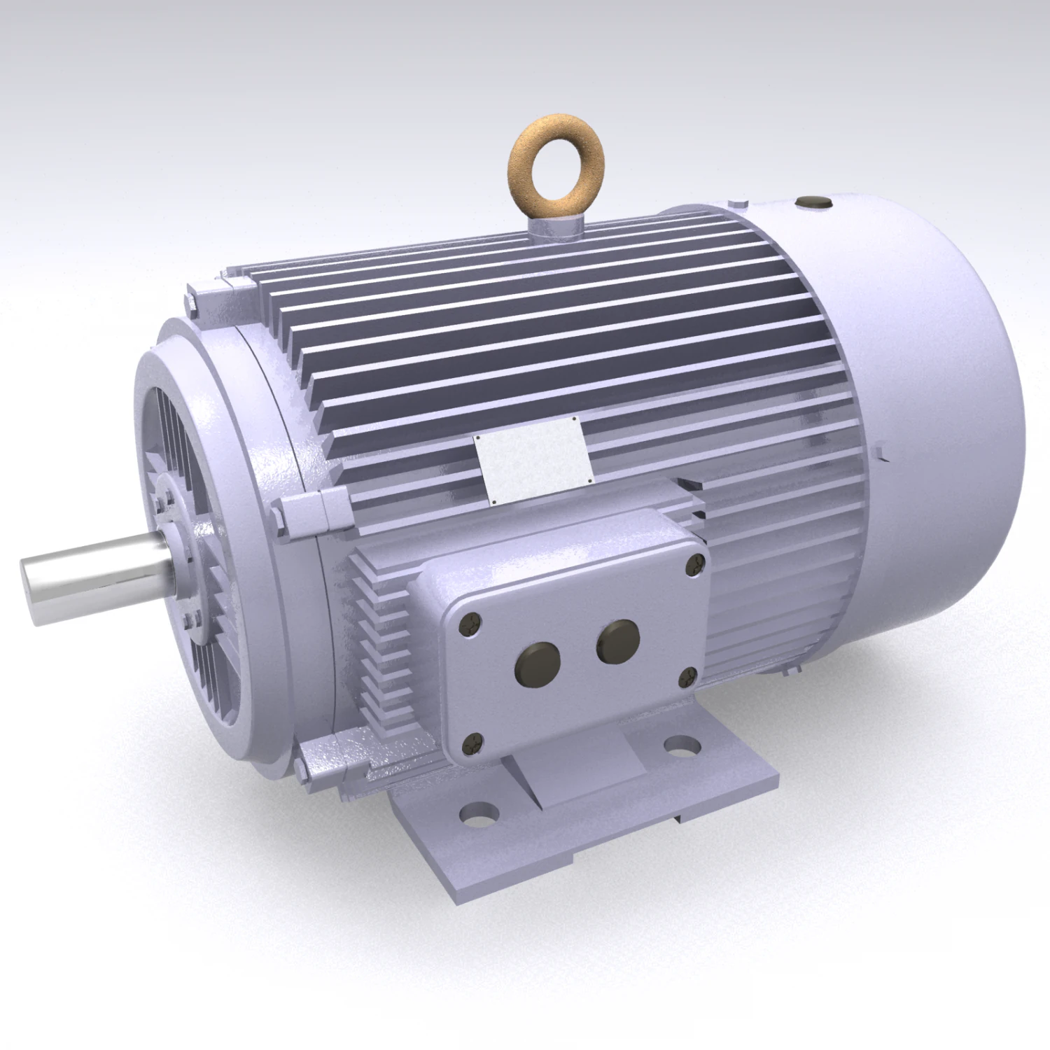 electric motor 3D Model .c4d .max .obj .3ds .fbx .stl .blend 