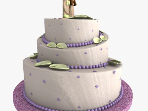 ウエディングケーキ 3Dモデル