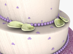 weeding cake 3Dモデル