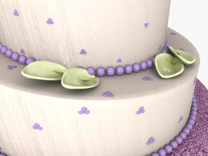 ウエディングケーキ 3Dモデル