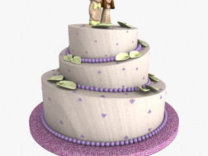 weeding cake 3Dモデル