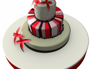 weeding cake 3D Model
