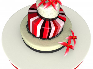 weeding cake 3D Model