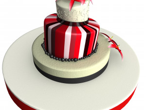 weeding cake 3D Model