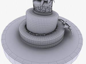 weeding cake 3D Model