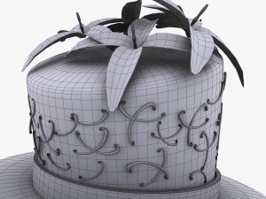 weeding cake 3D Model