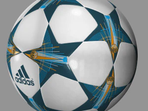 Champions league soccer ball 3D Model