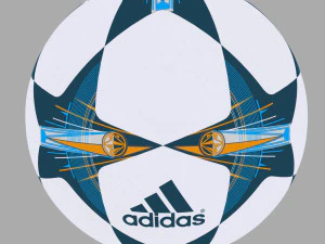 Champions league soccer ball 3D Model