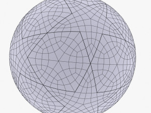 Champions league soccer ball 3D 模型
