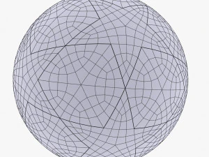 Champions league soccer ball 3D Model