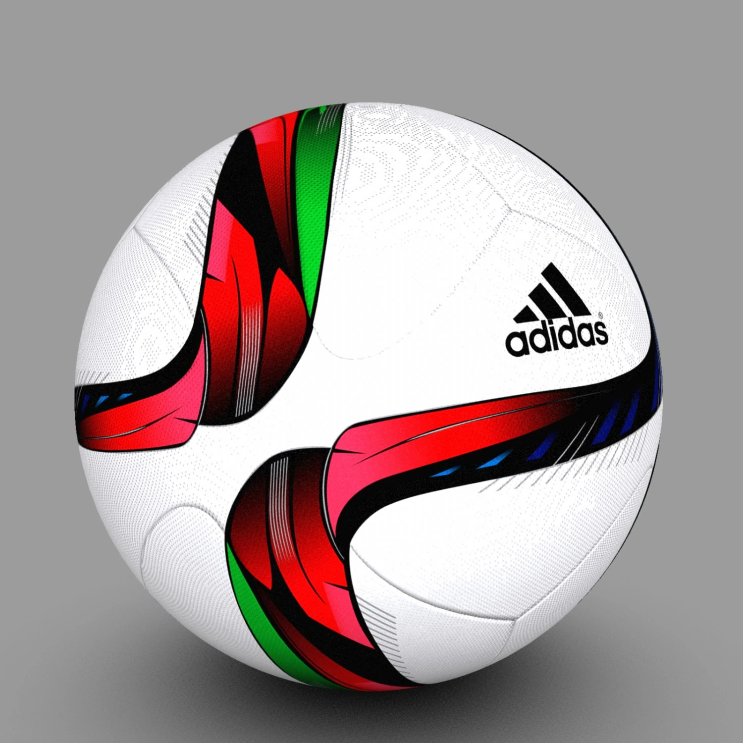 adidas conext15 soccer ball 3D Model .c4d .max .obj .3ds .fbx .stl .blend 