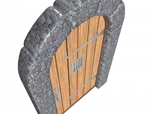 medieval gate 3D Модель