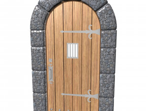 medieval gate 3D Модель