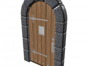 medieval gate 3D Модель
