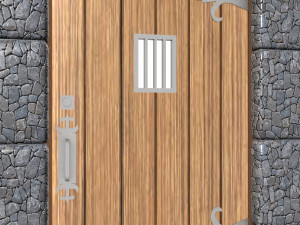 medieval gate 3D Модель