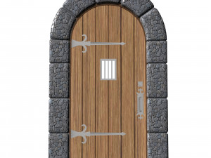 medieval gate 3D Модель