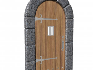 medieval gate 3D Модель