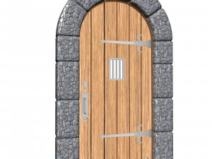 medieval gate 3D Модель