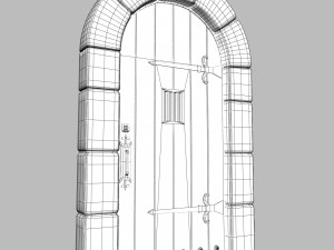 medieval gate 3D Модель