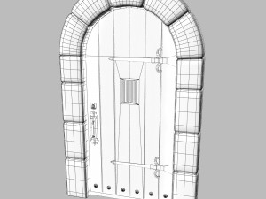 medieval gate 3D Модель