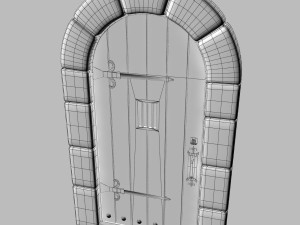 medieval gate 3D Модель