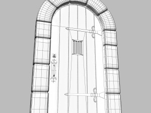 medieval gate 3D Модель