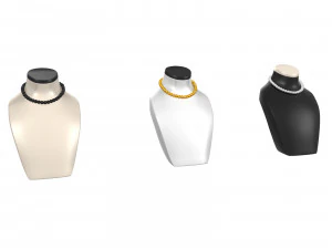 Schmuckschaufensterpuppen 3D Modell