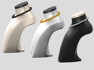 jewelry mannequins Modèle 3D