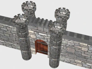 Burgtor 3D Modell