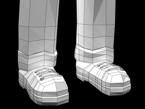 cartoon old man Modèle 3D
