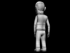 cartoon old man Modèle 3D