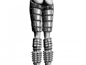 ancient roman greek female warrior 3D Model