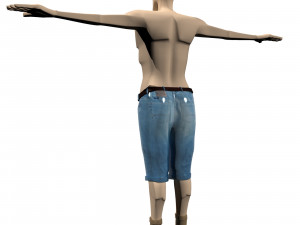 man body builder Modèle 3D