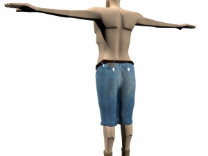 man body builder 3D Model