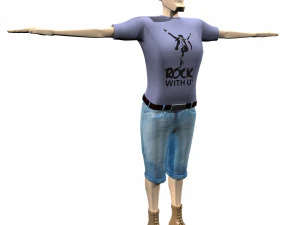man body builder 3D Model
