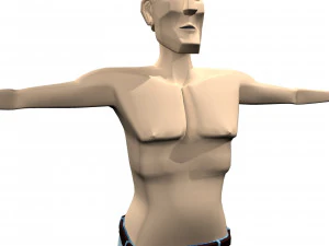 man body builder 3D Model