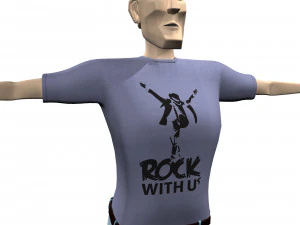 man body builder 3D Model