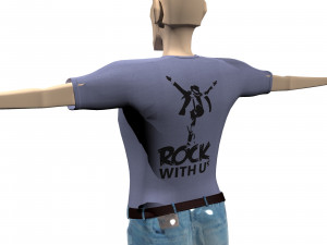 man body builder Modèle 3D
